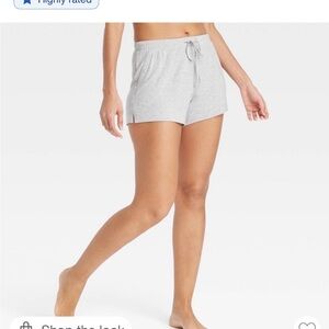 stars above Heather Gray Lounge Shorts